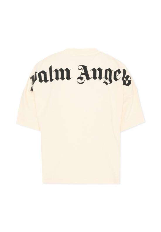 26SS [키즈] 팜앤젤스 티셔츠 PBAA002S26JER001 002 IVORY - PALM ANGELS