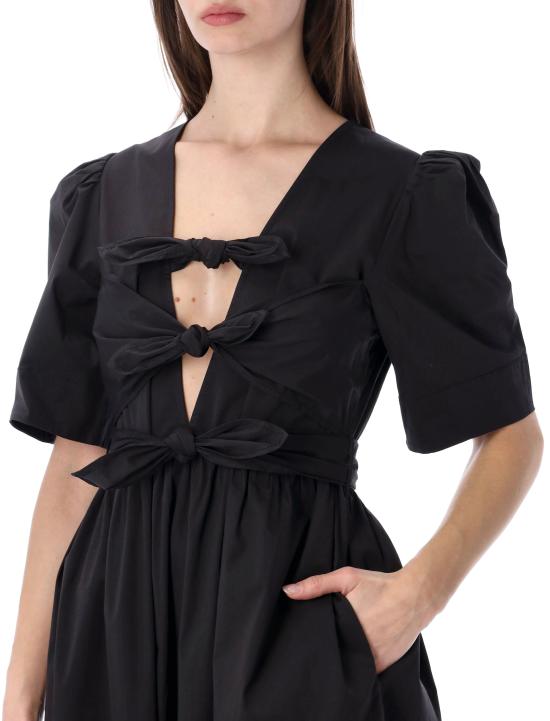 26SS 가니 스트레치 코튼 드레스 W08427060 099 Nero - GANNI