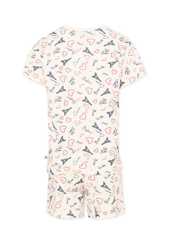 26SS [주니어] 쁘띠바또 라운지 웨어 A0FV8 MARSHMALLOW MULTICO 01 WHITE - PETIT BATEAU