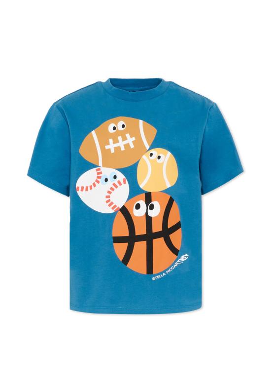 26SS [키즈] 스텔라 맥카트니 티셔츠 TY8Q81 Z0434 61D BLUE
