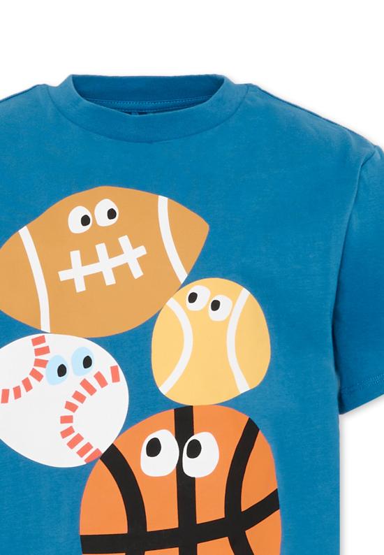 26SS [키즈] 스텔라 맥카트니 티셔츠 TY8Q81 Z0434 61D BLUE - STELLA MCCARTNEY