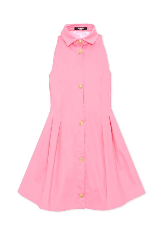 26SS [키즈] 발망 원피스 BY1C02 G0197 515 PINK