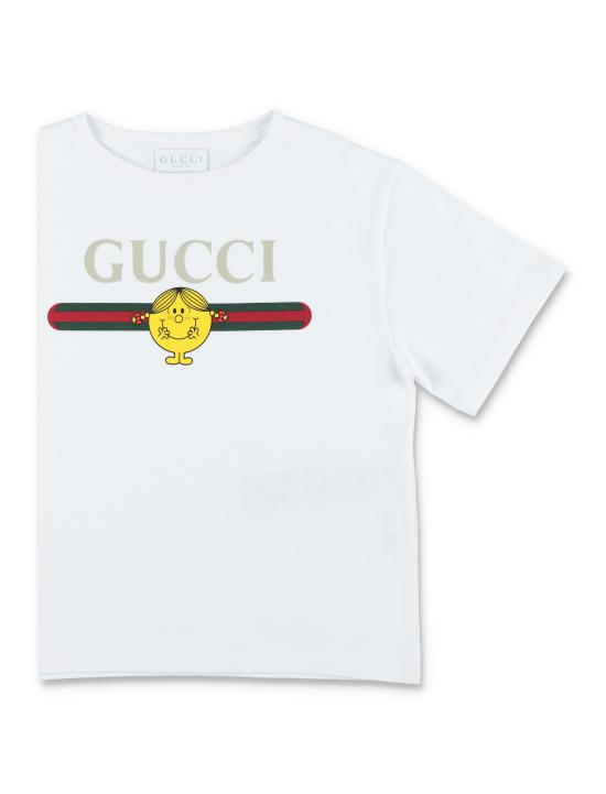 26SS [키즈] 구찌 티셔츠 857205XJHRG 9320 OPTICAL WHITE - GUCCI