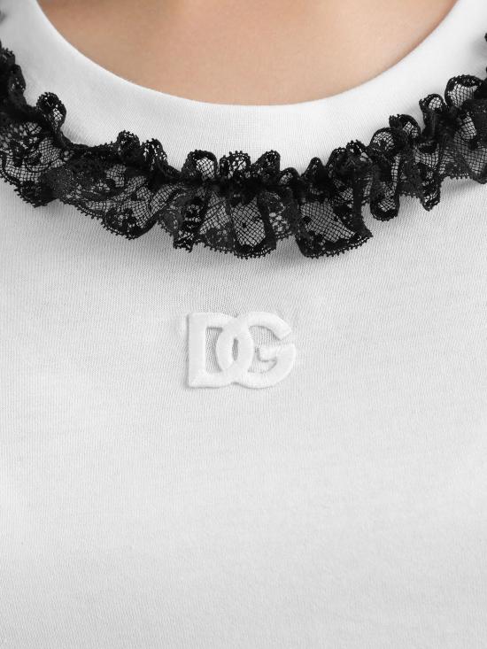 26SS 돌체앤가바나 반팔 티셔츠 F8U08ZGDDPN W0800 White - DOLCE & GABBANA