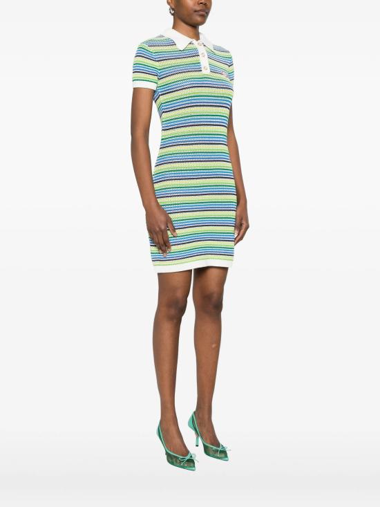 26SS 카사블랑카 미디 원피스 WSP26KW1366 01 MultiColour - CASABLANCA