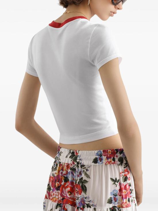 26SS 돌체앤가바나 반팔 티셔츠 F8W08TGDDM8 W0800 White - DOLCE & GABBANA