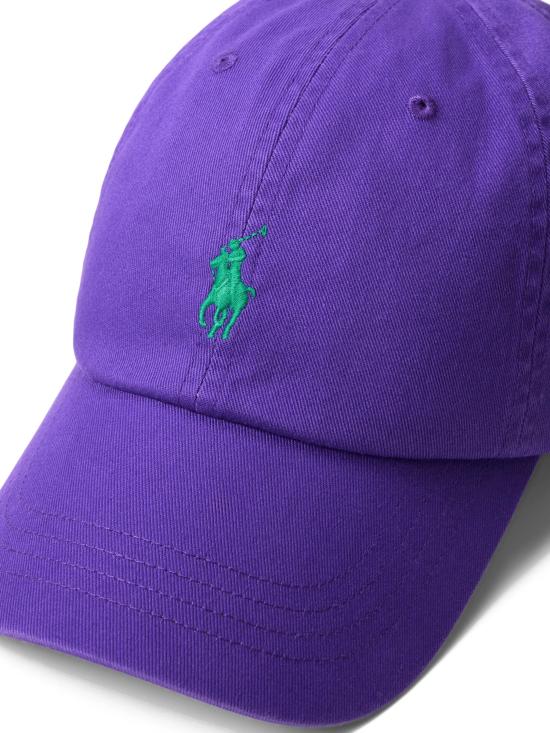 26SS 폴로 랄프로렌 클래식 로고 자수 스포츠 볼캡 710667709 503 Purple - POLO RALPH LAUREN