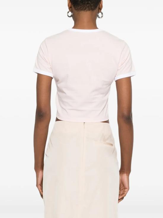 26SS 카사블랑카 반팔 티셔츠 WSP26JTS009 03 Pink - CASABLANCA