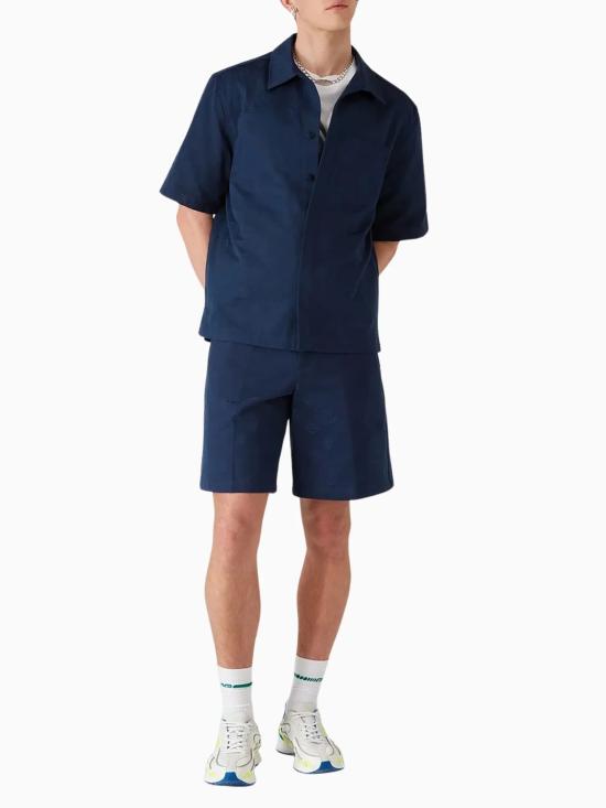 26SS 카사블랑카 숏팬츠 MSP26TR38002 COTTON Blue - CASABLANCA