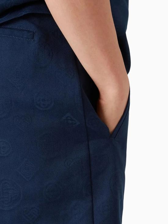 26SS 카사블랑카 숏팬츠 MSP26TR38002 COTTON Blue - CASABLANCA