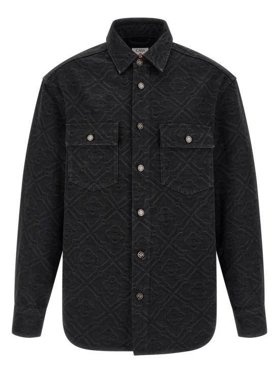 26SS 카사블랑카 긴팔 셔츠 MSP26SH24001 DENIM Black