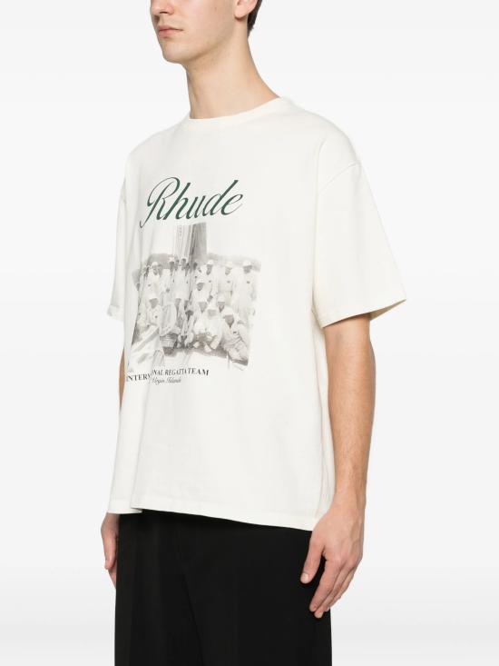 26SS 루드 반팔 티셔츠 RHPS26TT01012 6004 White - RHUDE