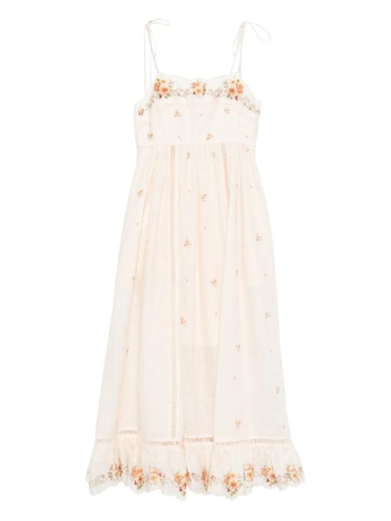 26SS 짐머만 미디 원피스 5103DRS264 CYRO White