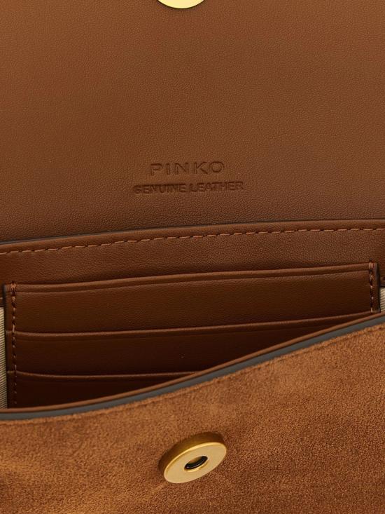 26SS 핑코 숄더백 105349 A0F6L17Q Brown - PINKO