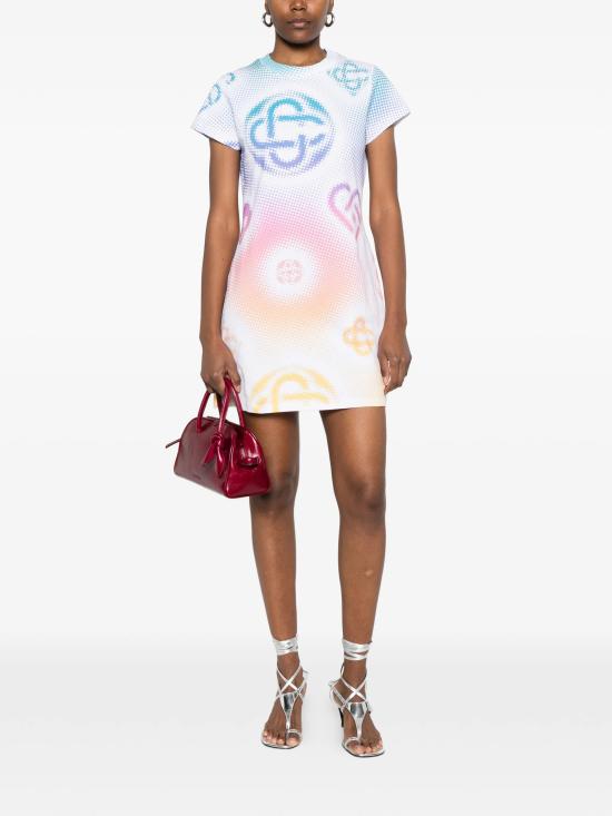 26SS 카사블랑카 미디 원피스 WSP26JDR014 MultiColour - CASABLANCA