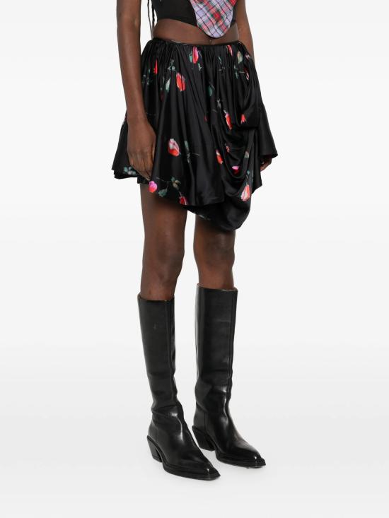 26SS 가니 숏 스커트 A1090048 099 Black - GANNI