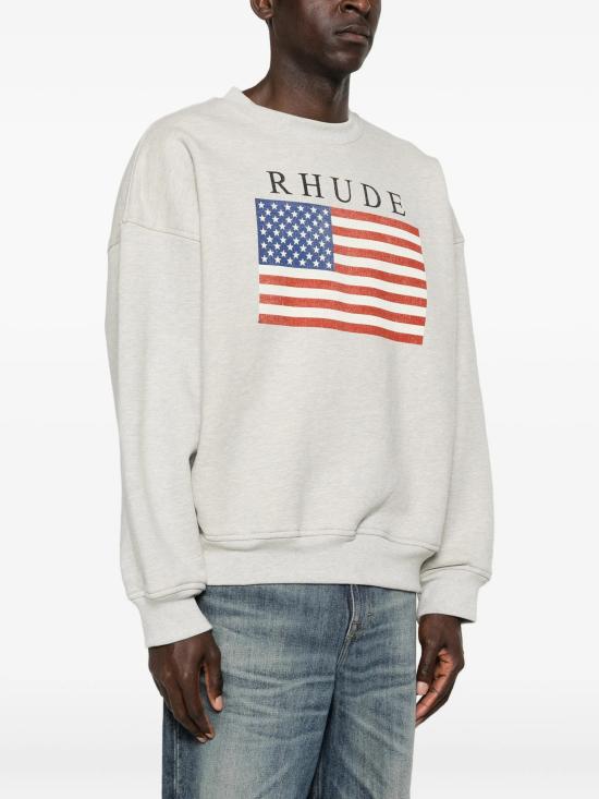 26SS 루드 긴팔 티셔츠 RHPS26ST01103 3168 Grey - RHUDE