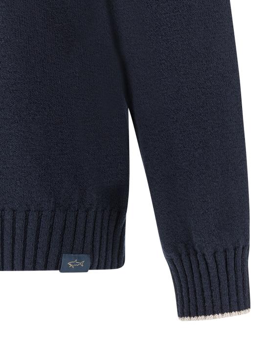 26SS 폴앤샤크 긴팔 티셔츠 26411669 013 Blue - PAUL & SHARK