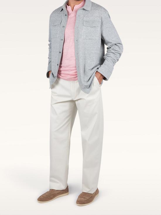 26SS 폴앤샤크 스트레이트 팬츠 26414019 782 White - PAUL & SHARK