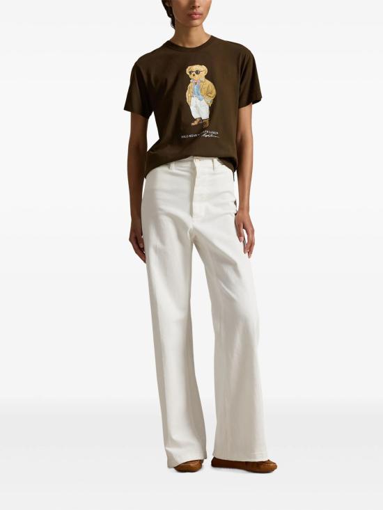 26SS 폴로 랄프로렌 반팔 티셔츠 211A96599 001 Brown - POLO RALPH LAUREN