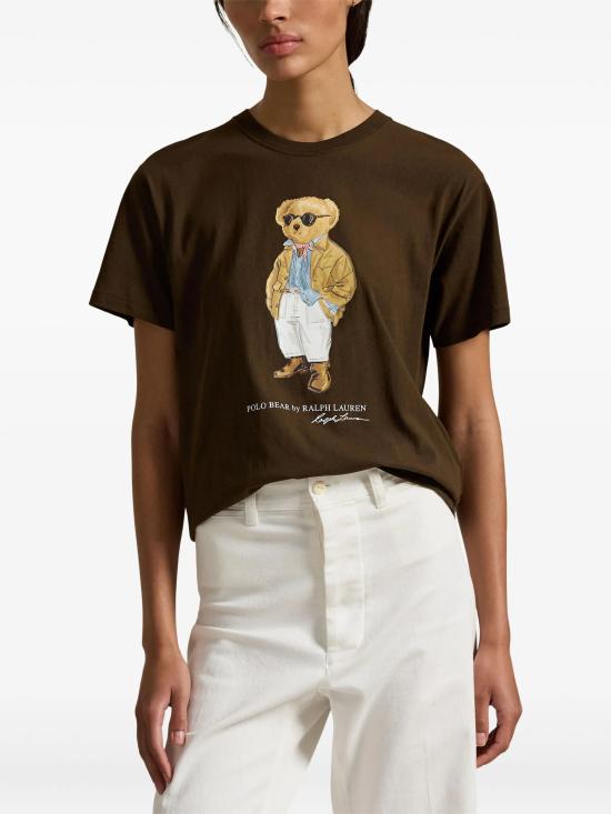 26SS 폴로 랄프로렌 반팔 티셔츠 211A96599 001 Brown - POLO RALPH LAUREN