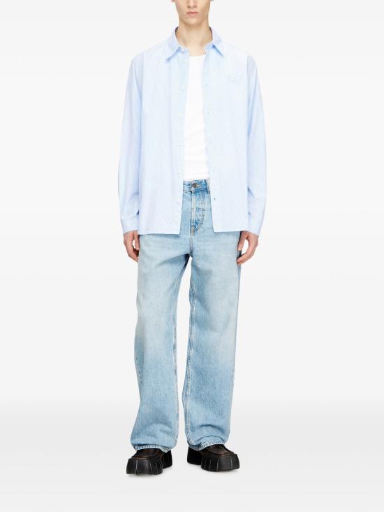 26SS 디젤 셔츠 A204750BKBZ 85W Clear Blue - DIESEL
