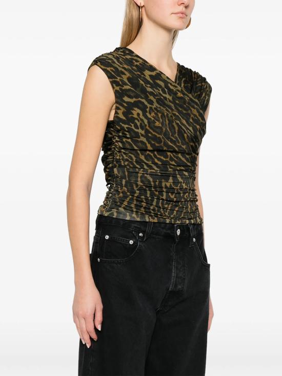 26SS 가니 블라우스 A1040051 894 Green - GANNI