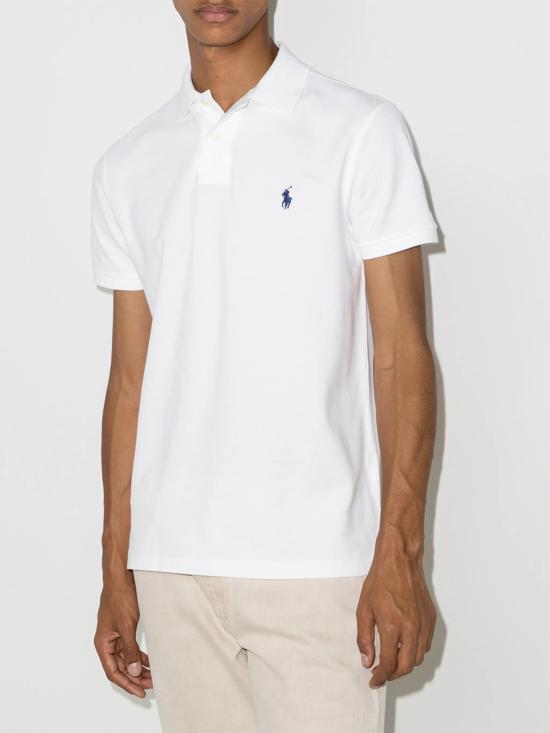 26SS 폴로 랄프로렌 폴로 티셔츠 710666998 002 White - POLO RALPH LAUREN