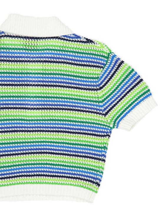 26SS 카사블랑카 폴로 티셔츠 WSP26KW1362 01 Green - CASABLANCA