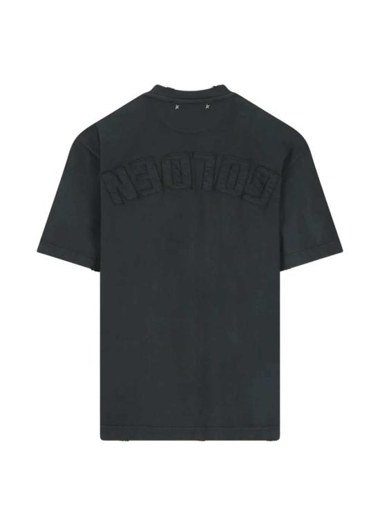 26SS 골든구스 반팔 티셔츠 GUP01873P001576 90456 WASHED BLACK - GOLDEN GOOSE