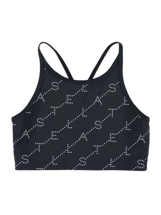 26SS [키즈] 스텔라 맥카트니 티셔츠 TY8C12 Z3479 930BC BLACK WHITE