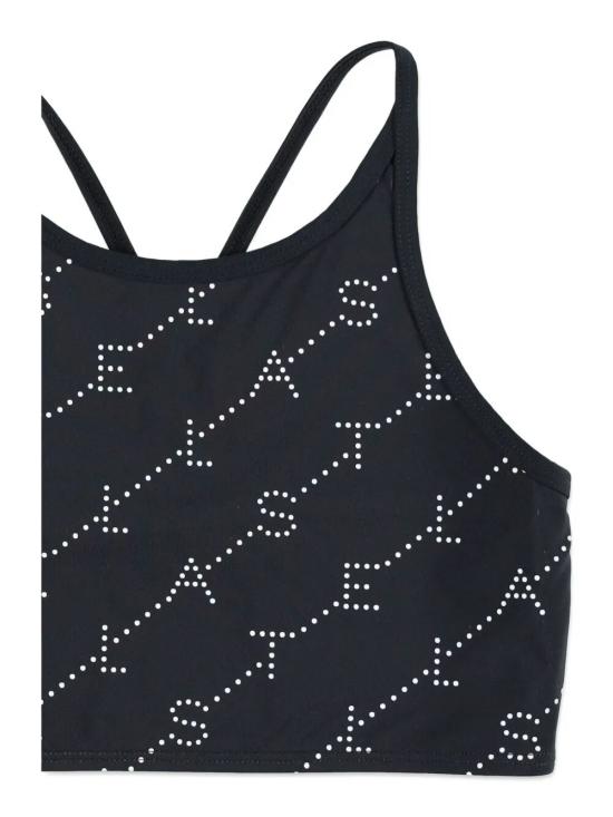 26SS [키즈] 스텔라 맥카트니 티셔츠 TY8C12 Z3479 930BC BLACK WHITE - STELLA MCCARTNEY