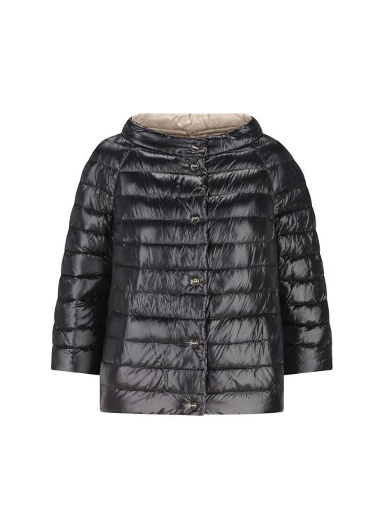 26SS 에르노 나일론 울트라라이트 리버시블 케이프 PI0769D12017Z 9319 NERO CHANTILLY