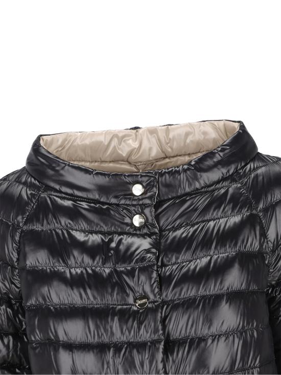 26SS 에르노 나일론 울트라라이트 리버시블 케이프 PI0769D12017Z 9319 NERO CHANTILLY - HERNO