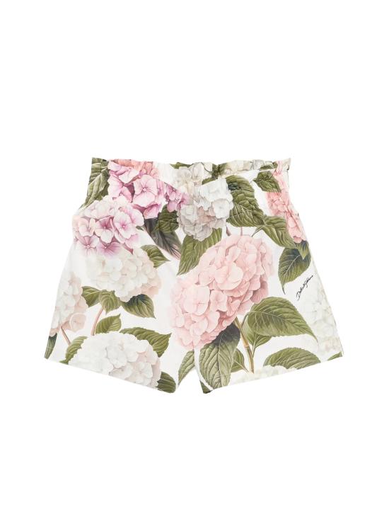 26SS [키즈] 돌체앤가바나 쇼츠/버뮤다 L53Q43 HS5T6HA5XG White - DOLCE & GABBANA