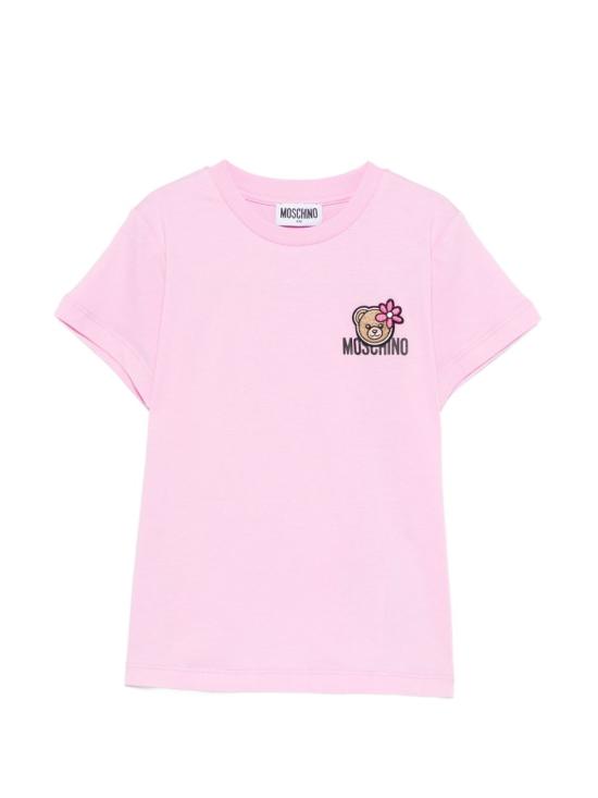 26SS [키즈] 모스키노 티셔츠 HAM03P LAA0251473 Pink