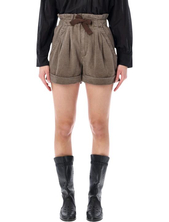 26SS 이자벨마랑에뚜왈 숏팬츠 SH0256FAD1G04E 50DZ Brown