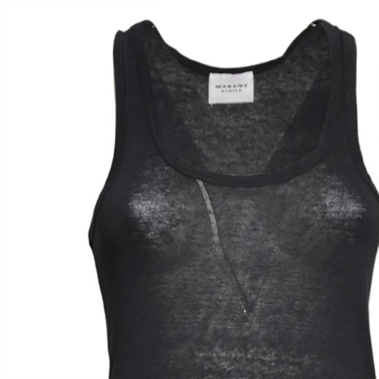 26SS 이자벨마랑에뚜왈 민소매 티셔츠 TS0261FBB1N17E 01BK Black - ISABEL MARANT ETOILE