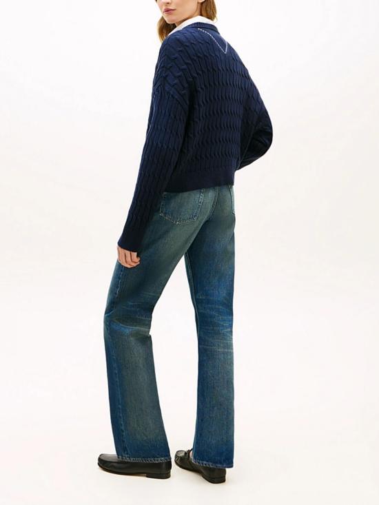 26SS 타미힐피거 스웨터 WW0WW48433 C1G Blue - TOMMY HILFIGER