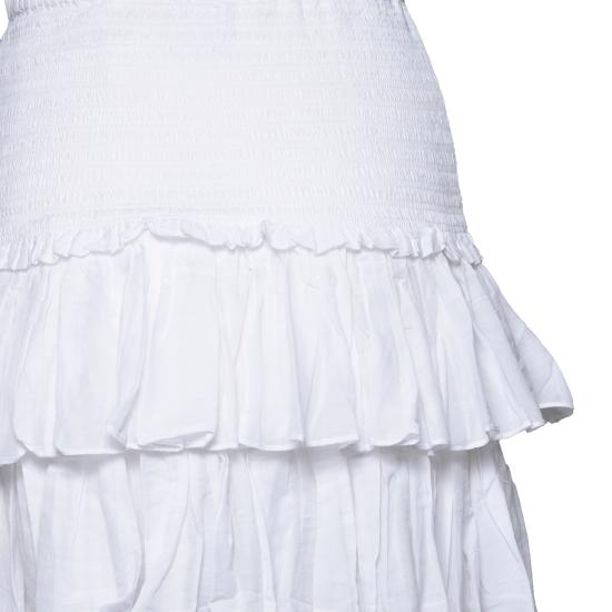 26SS 이자벨마랑에뚜왈 미디 스커트 JU0022FCB3J04E 20WH Bianco - ISABEL MARANT ETOILE