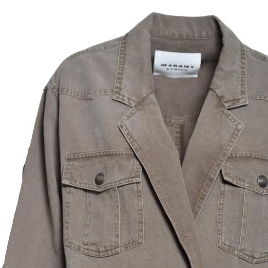 26SS 이자벨마랑에뚜왈 수트 자켓 VE0625FAD1G04E 50DZ Brown - ISABEL MARANT ETOILE