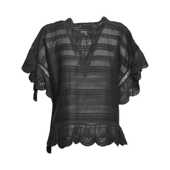 26SS 이자벨마랑에뚜왈 민소매 티셔츠 HT0768FAD1J05E 01BK Black - ISABEL MARANT ETOILE