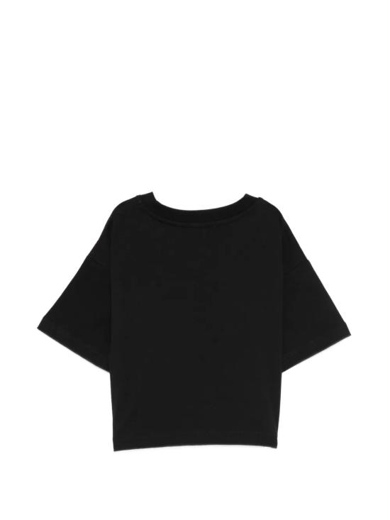 26SS [키즈] 모스키노 티셔츠 HDM075LAA02 60100 Black - MOSCHINO