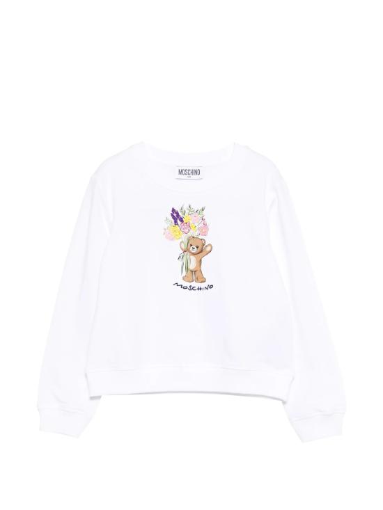 26SS [키즈] 모스키노 트레이닝 상의 HLF02MLDA00 10101 White