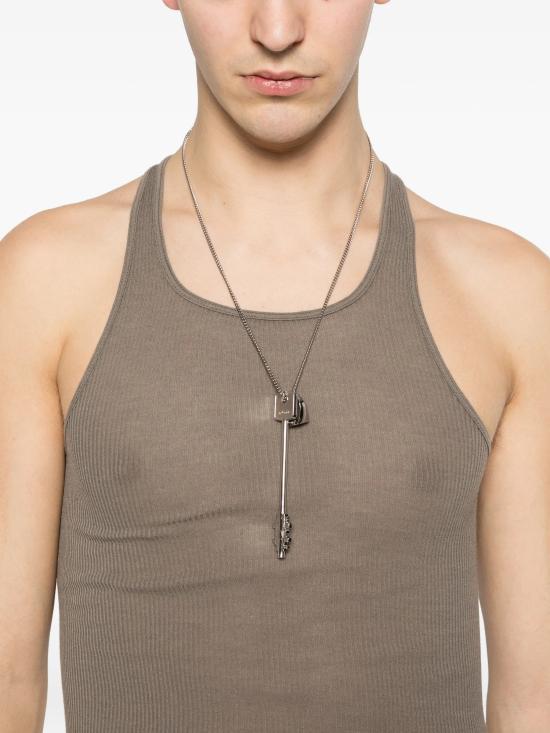 26SS 릭 오웬스 반팔 티셔츠 RU01F2150RC 34 Grey - RICK OWENS