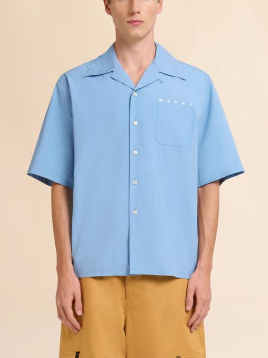 26SS 마르니 셔츠 CUMU0213PP USCT88LWB31 Clear Blue - MARNI