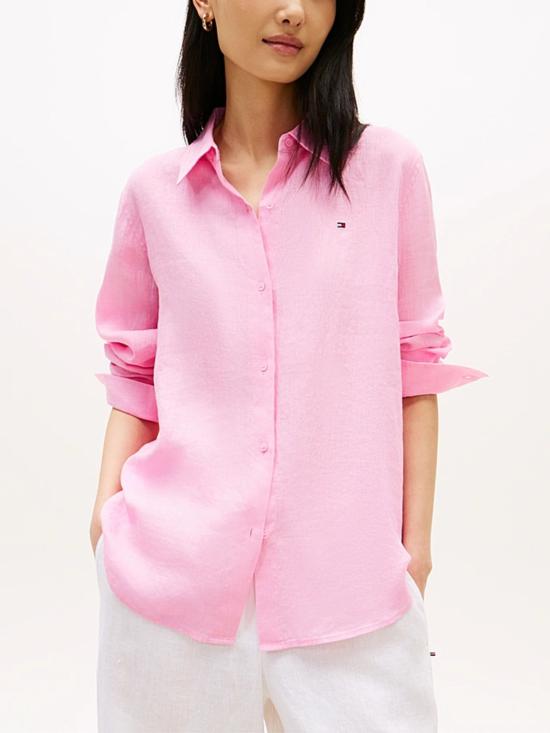 26SS 타미힐피거 셔츠 WW0WW44679 TOR Pink - TOMMY HILFIGER