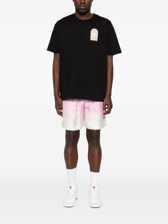 26SS 카사블랑카 반팔 티셔츠 MSS26JTS00109 BLACKJERSEY Black - CASABLANCA