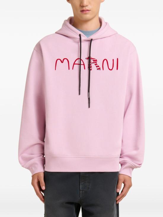26SS 마르니 긴팔 티셔츠 FUMU0137PS USCY85LOC20 Pink - MARNI