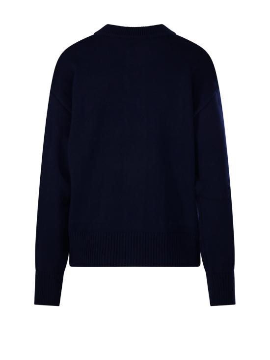 26SS 아미 ADC 울 크루넥 하트 가디건 UKC381 KN0156 A116 INK ECRU DOM - AMI